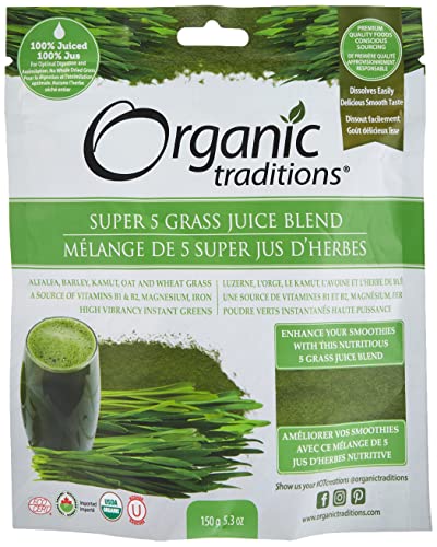 Organic Traditions - Super 5 Grass Juice Blend (150g)