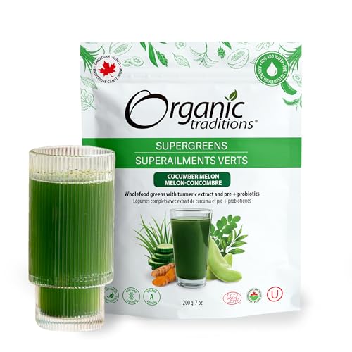 Organic Traditions - Supergreens - Cucumber Melon (100g)