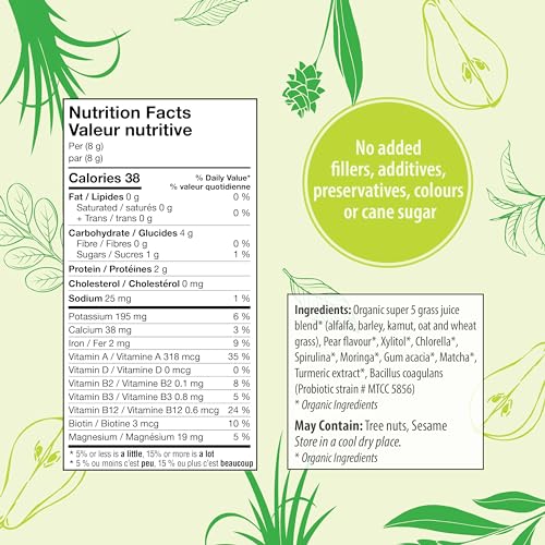Organic Traditions - Supergreens - Pear (100g)