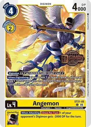 Angemon (ST21-05) - Starter Deck 21: Hero of Hope Release Event Cards Foil