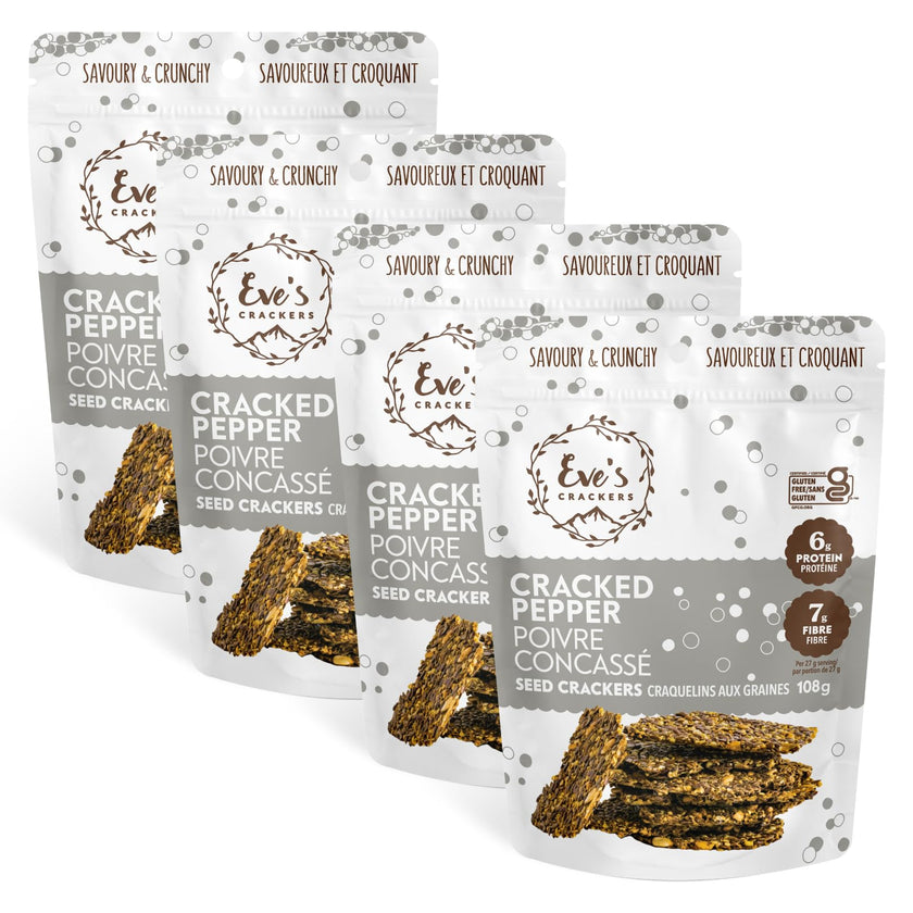 Eve's Crackers - Cracked Pepper (108g)