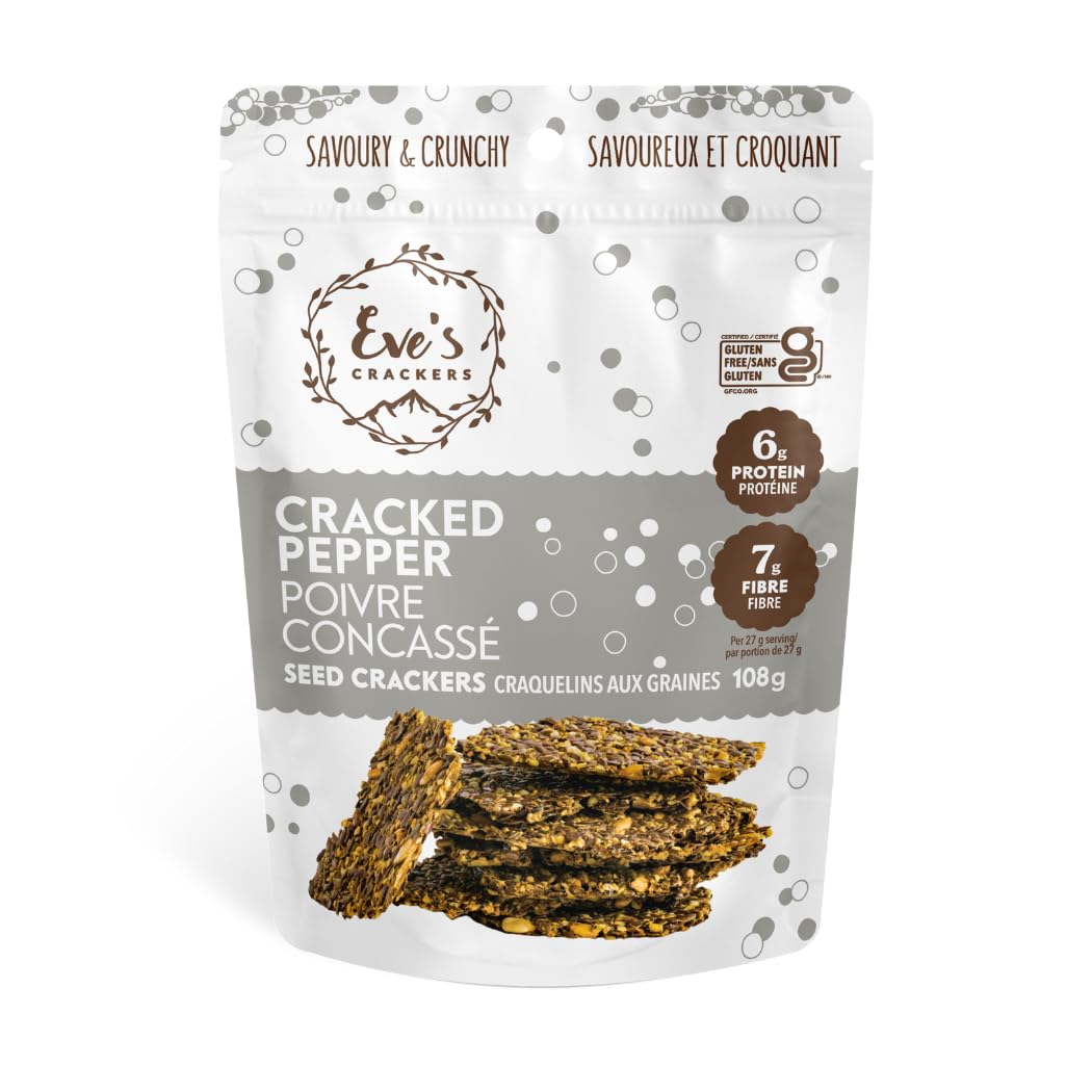 Eve's Crackers - Cracked Pepper (108g)