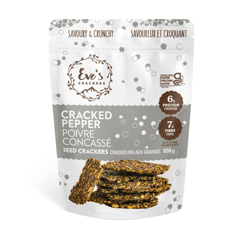 Eve's Crackers - Cracked Pepper (108g)