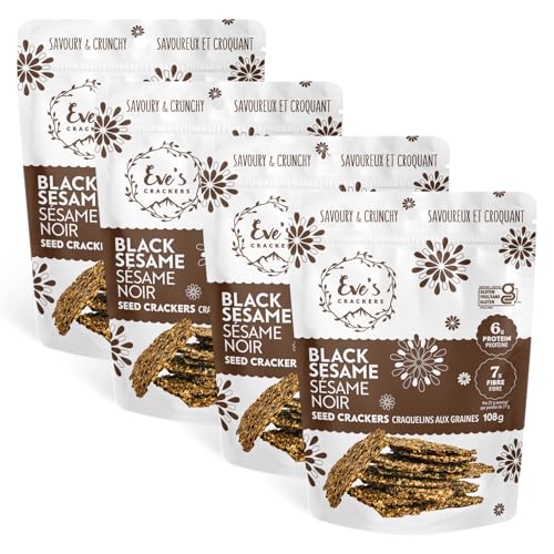 Eve's Crackers - Black Sesame (108g)