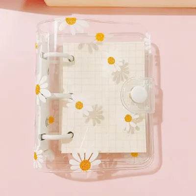 Kawaii Mini 3 Hole Daisy Notebook Planner Organizer Binder