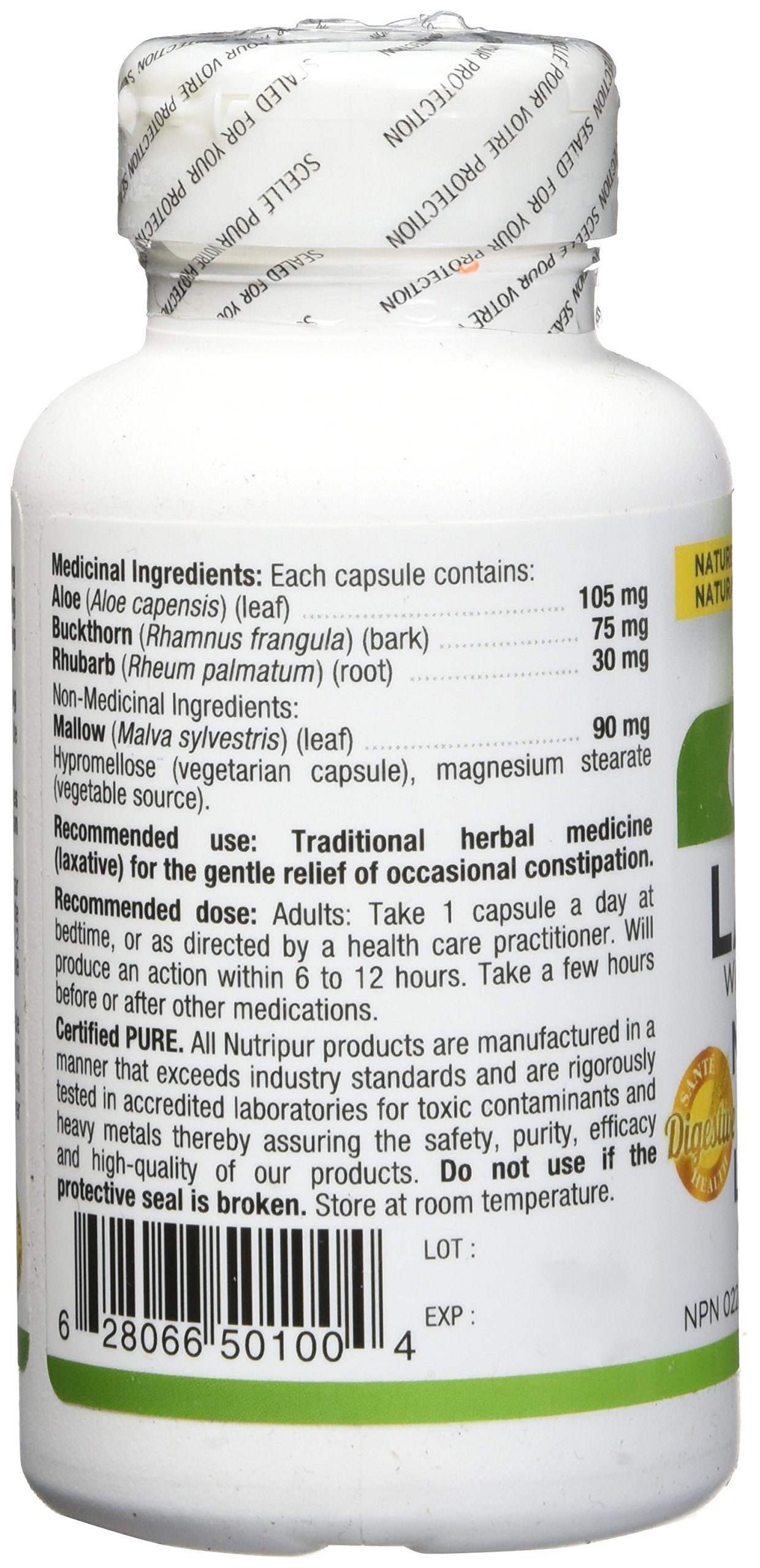 Nutripur - Laxatil (60caps)