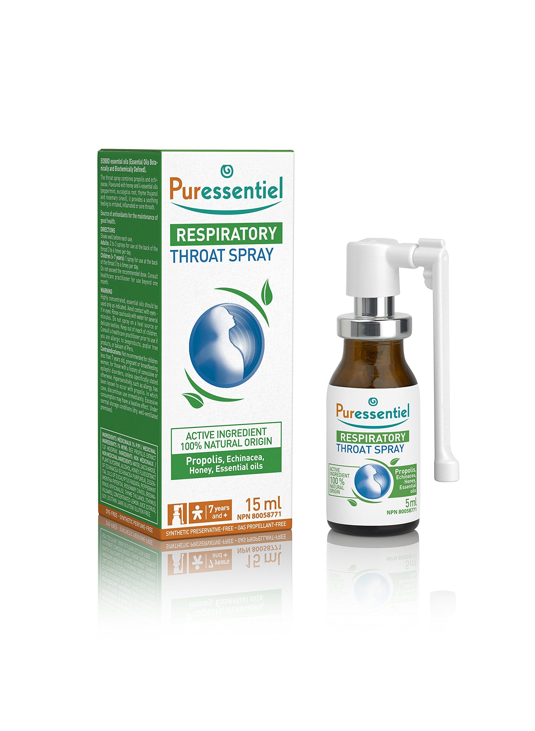 Puressentiel - Respiratory Throat Spray (15ml)