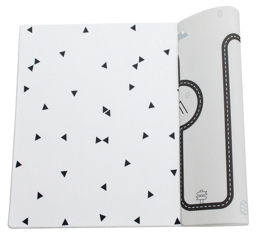 Tapis de jeu pour bébé Little Bot (Tapis Ofie, route de campagne + triangle)