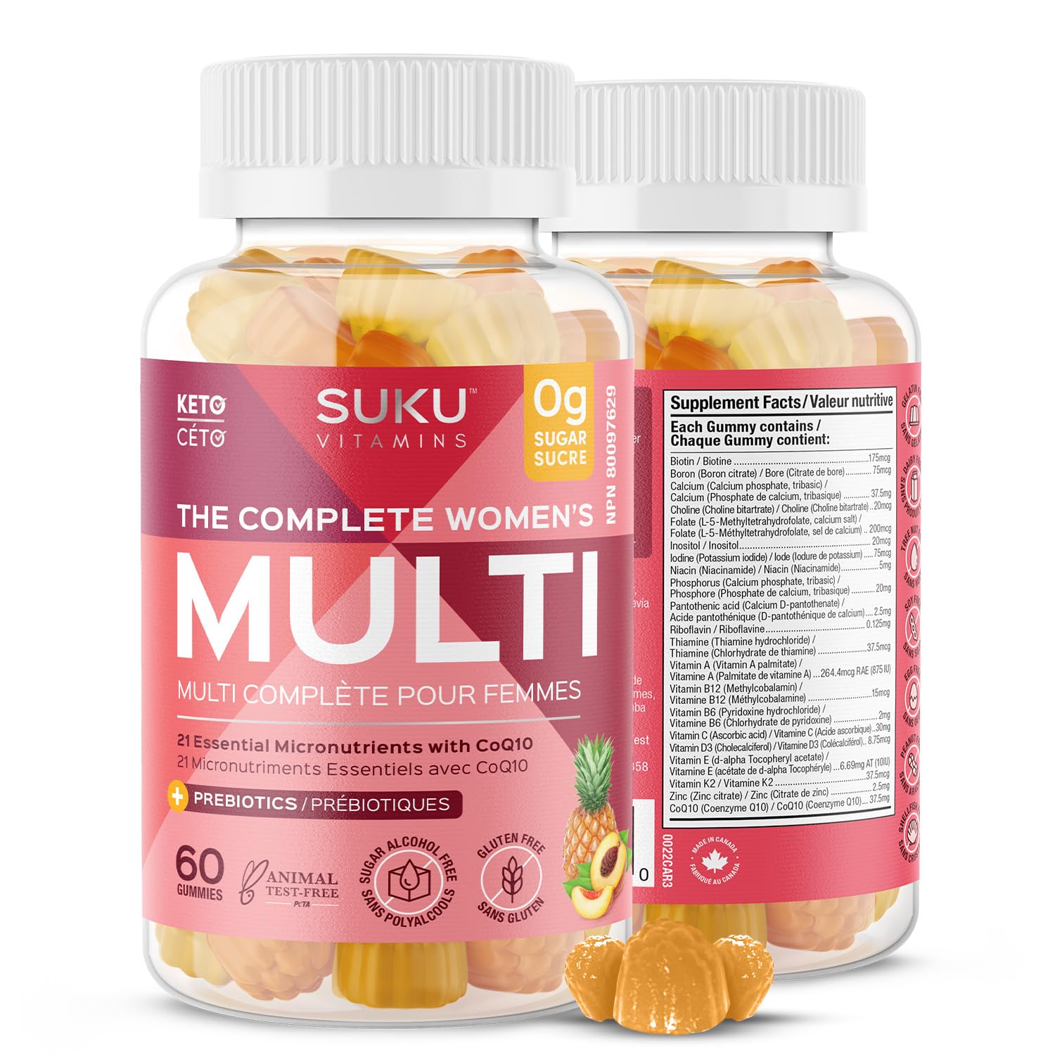 SUKU Vitamins - The Complete Women's Multi (60gmy)