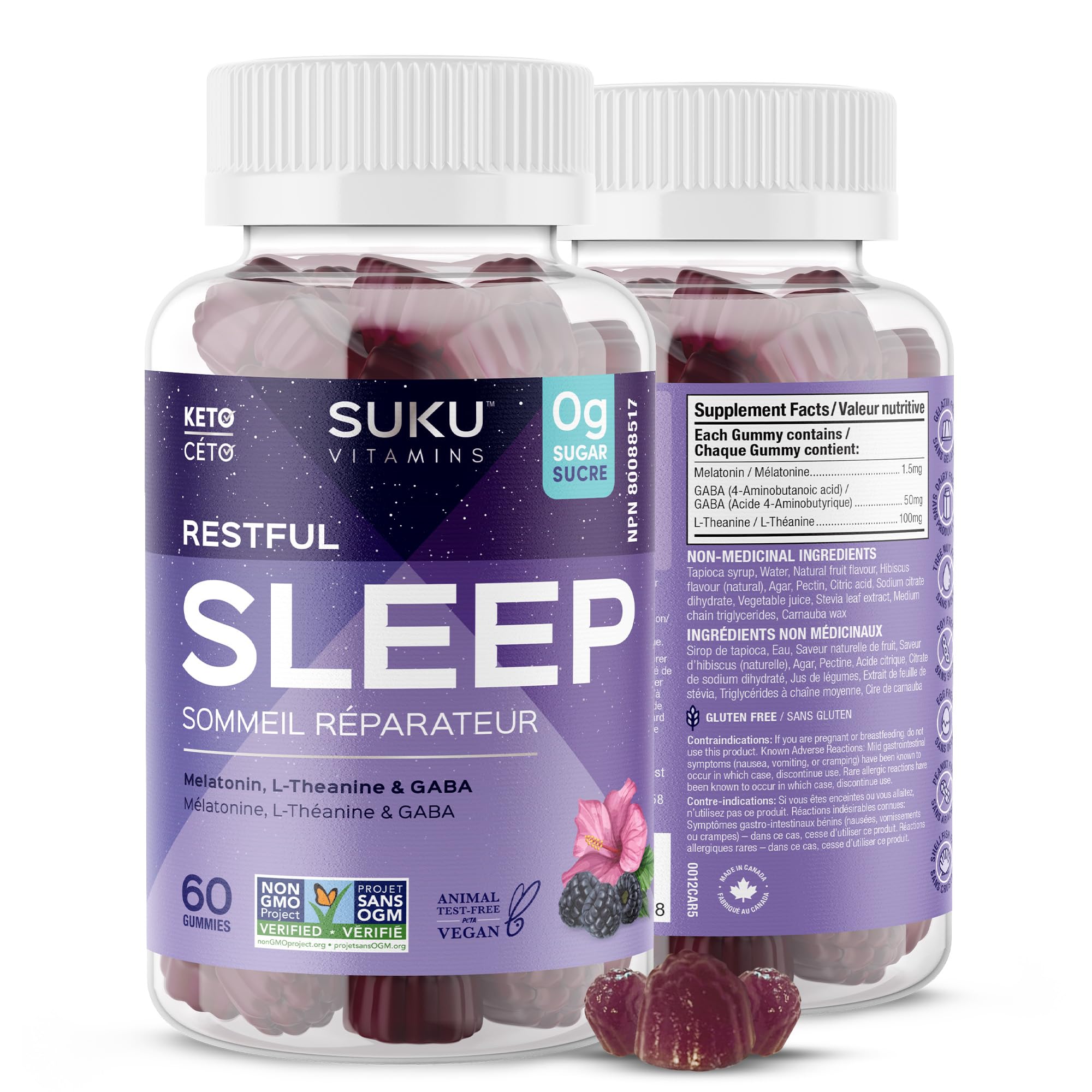 SUKU Vitamins - Restful Sleep (60gmy)