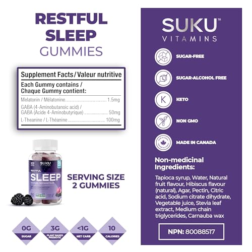 SUKU Vitamins - Restful Sleep (60gmy)