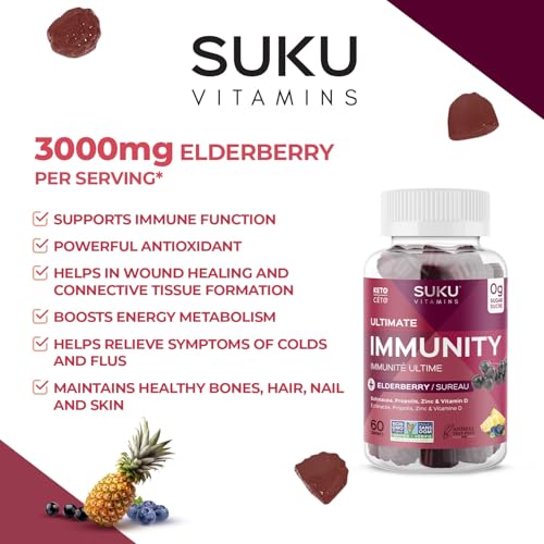 SUKU Vitamins - Ultimate Immunity (60gmy)