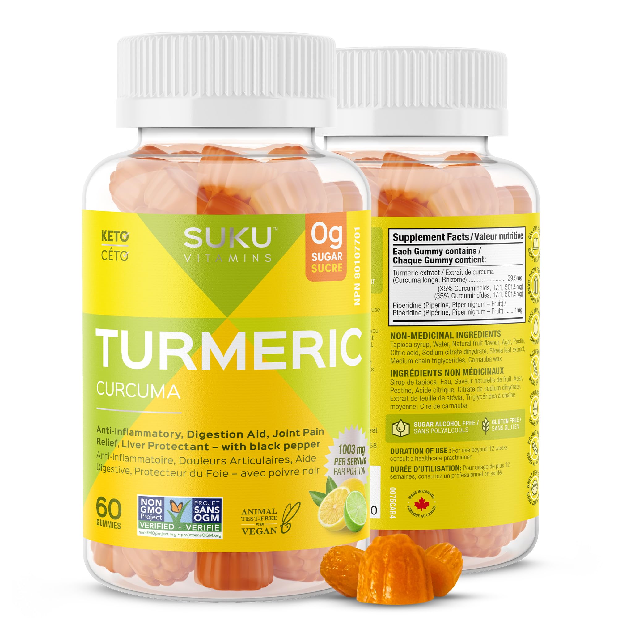 SUKU Vitamins - Turmeric (60gmy)