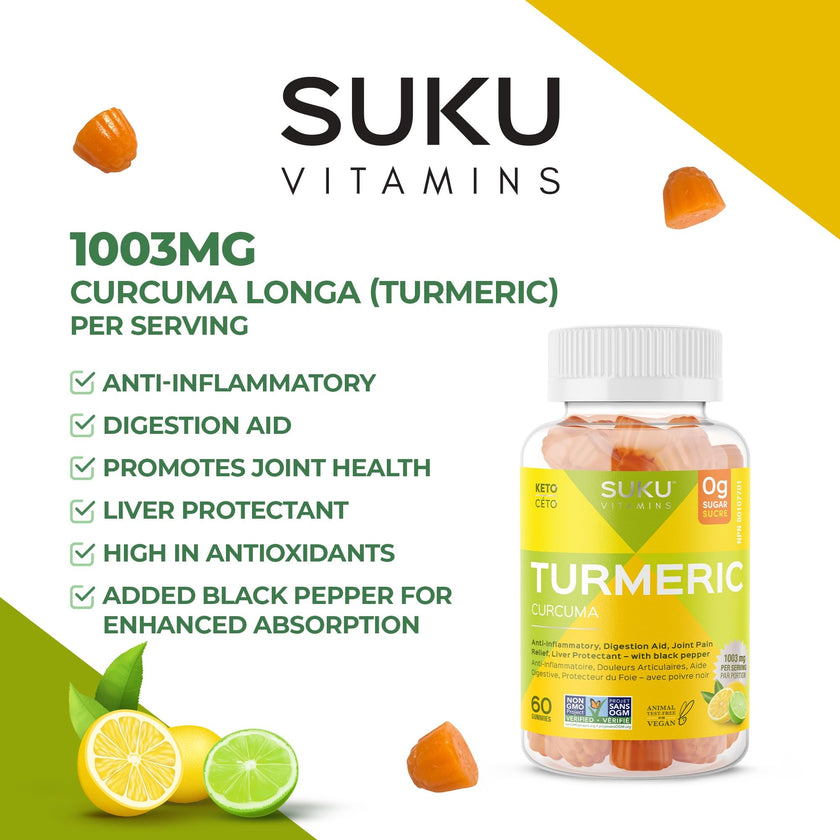 SUKU Vitamins - Turmeric (60gmy)