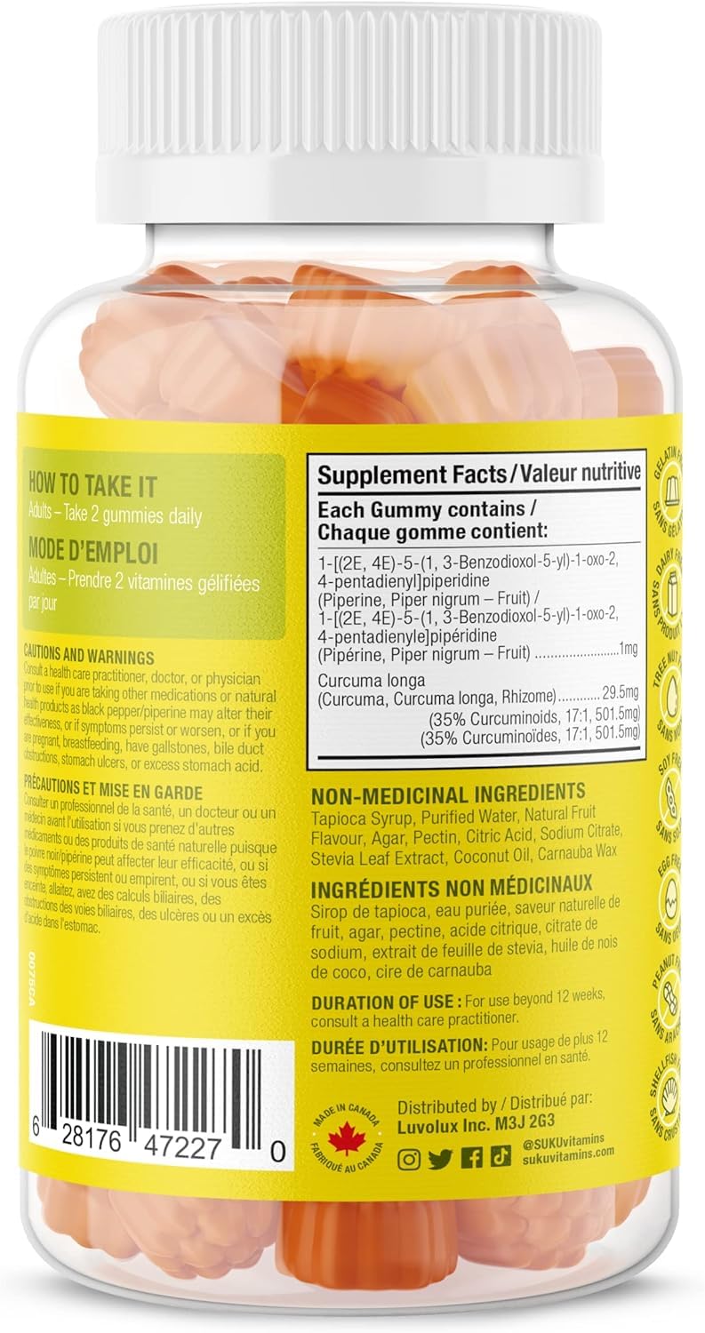SUKU Vitamins - Turmeric (60gmy)