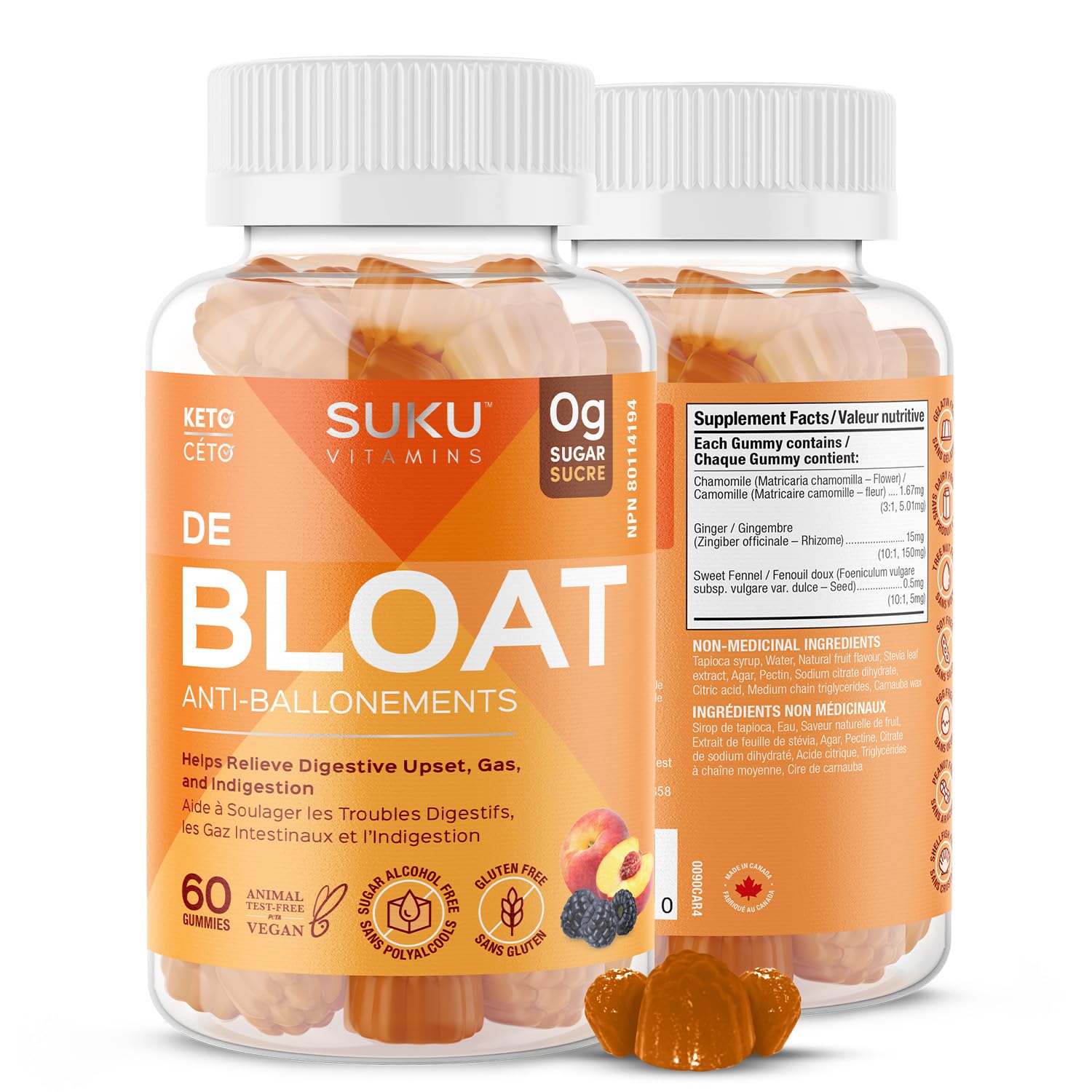 SUKU Vitamins - DeBloat (60gmy)