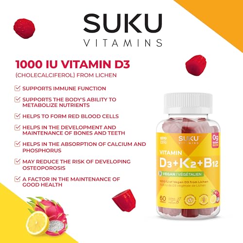 SUKU Vitamins - Vitamin D3 (60gmy)