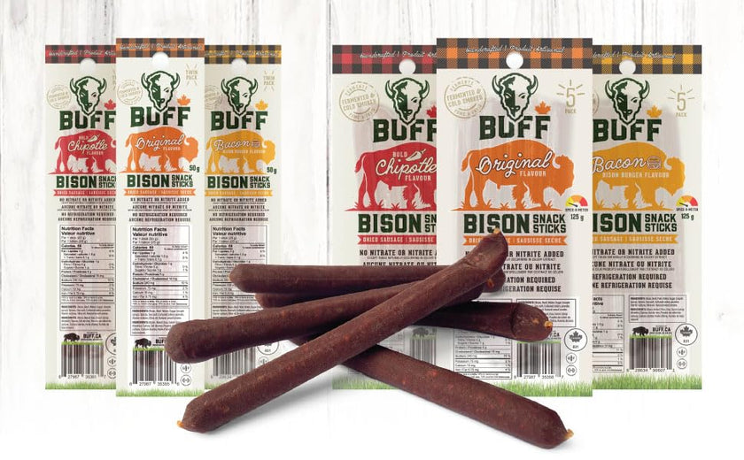 BUFF - Bison Snack Stick - Bacon Burger (125g)