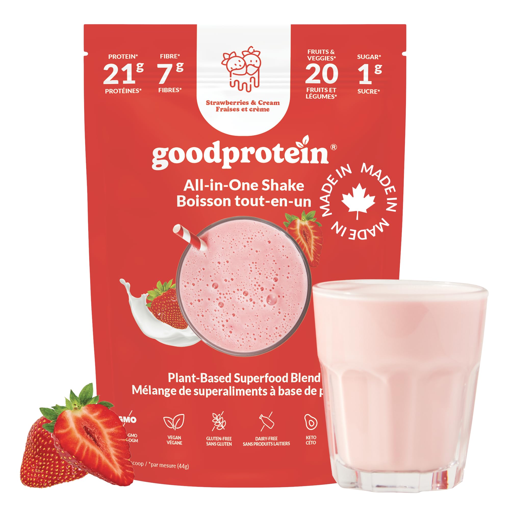 Good Protein - Strawberries & Cream (880g)