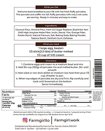 Farm Girl - Pancake And Waffle Mix (300g)