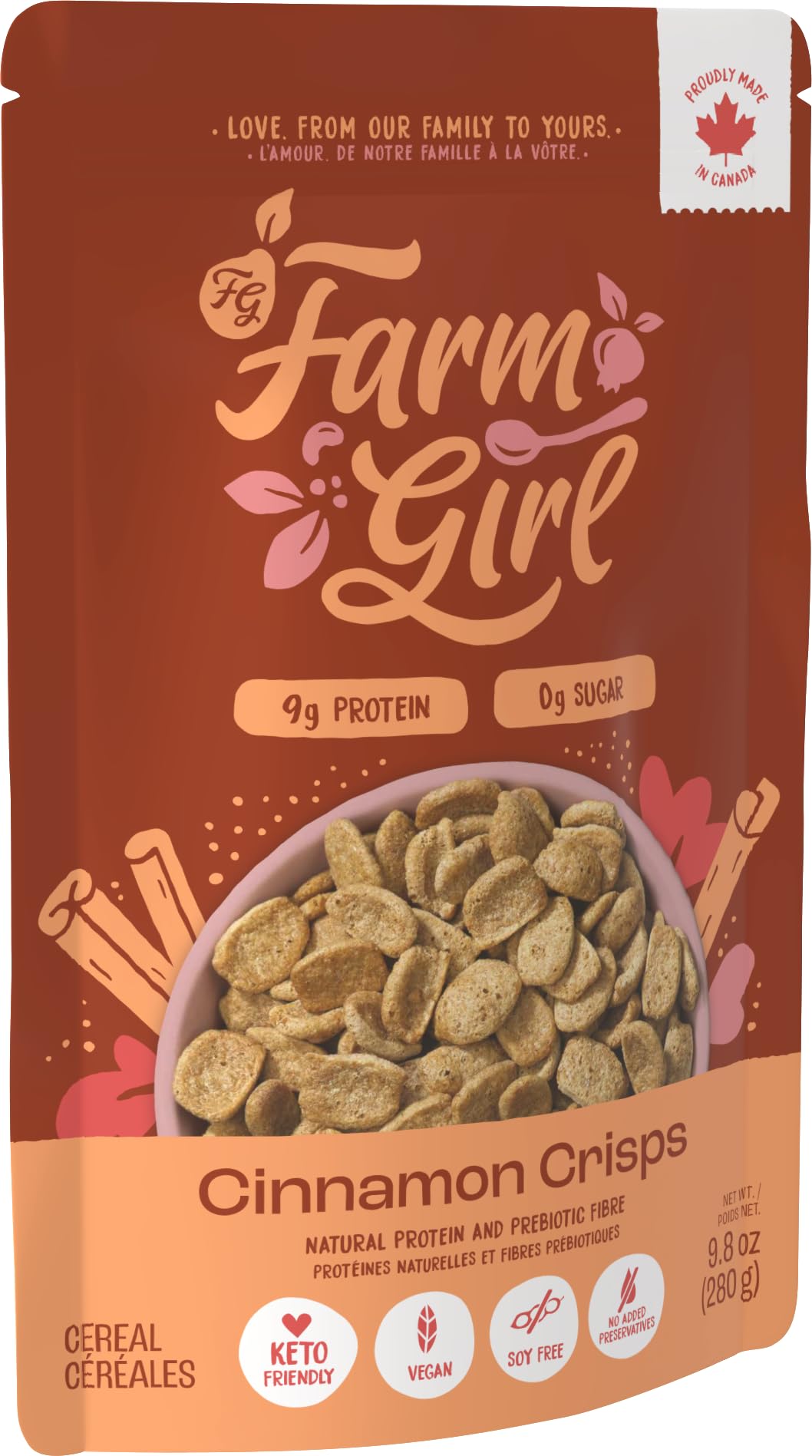 Farm Girl - Cinnamon Crisps (280g)