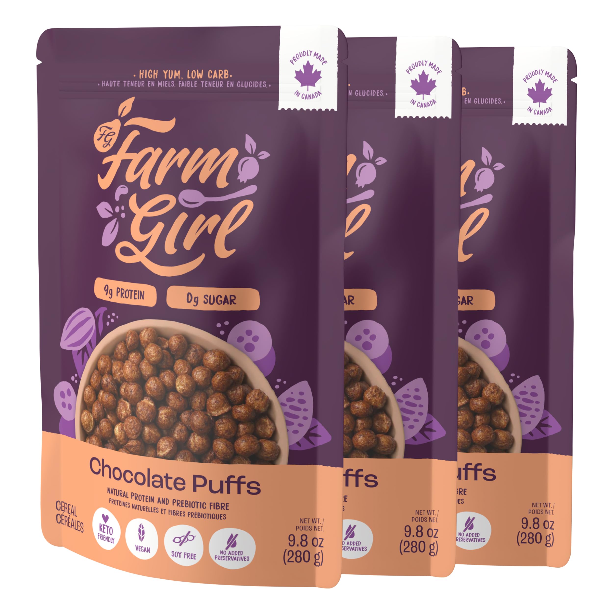 Farm Girl - Chocolate Puffs (280g)