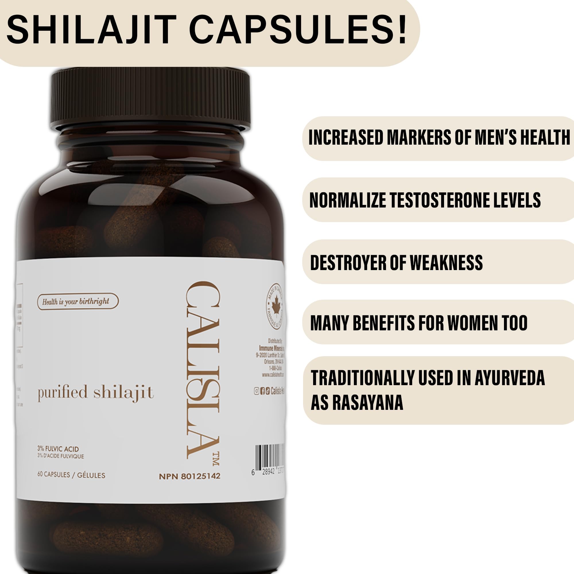 Calisla - Shilajit Capsules