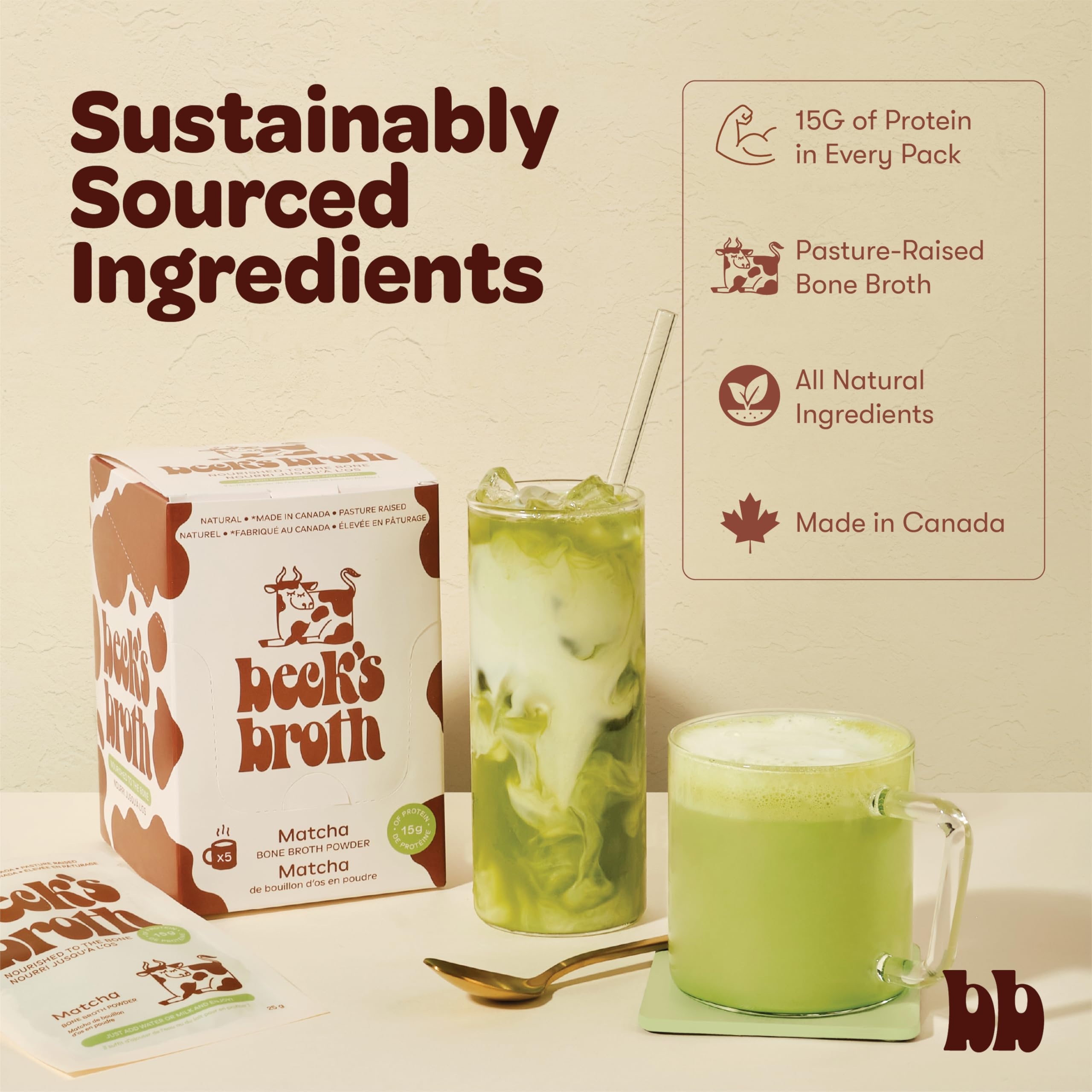 Beck's Broth - Protein Matcha Latte (25g)