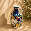 Ceramic Oil Jug ( Oil Dispenser) 15 cm (Zatoun, Colorful & Blue Floral) – Oil Pourer