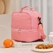 Insulated Oxford Lunch Bag with Shoulder Strap