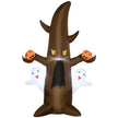 5 Halloween Inflatables Outdoor Decorations Ghost Tree With Pumpkins, Blow-Up LED Yard Decor Indoor Outdoor For Garden, Lawn, Party, Holiday