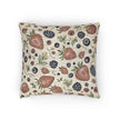 Strawberry Blueberry Pattern Woven Pillow | Fruit Botanical Throw Pillow