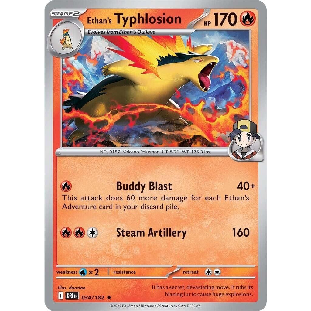 Ethan's Typhlosion (034/182) (DRI)