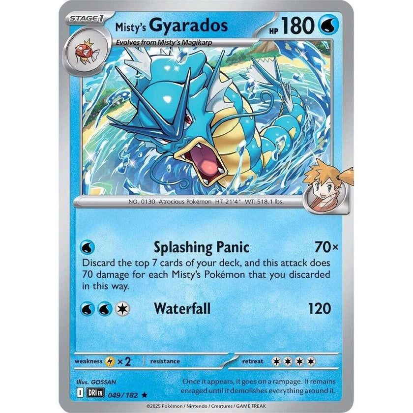 Misty's Gyarados (049/182) (DRI)