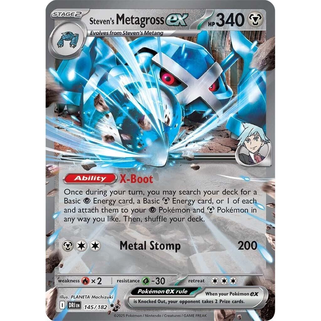 Steven's Metagross ex (145/182) (DRI)