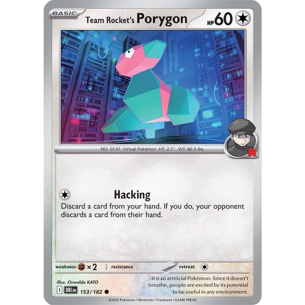 Team Rocket's Porygon (153/182) (DRI)