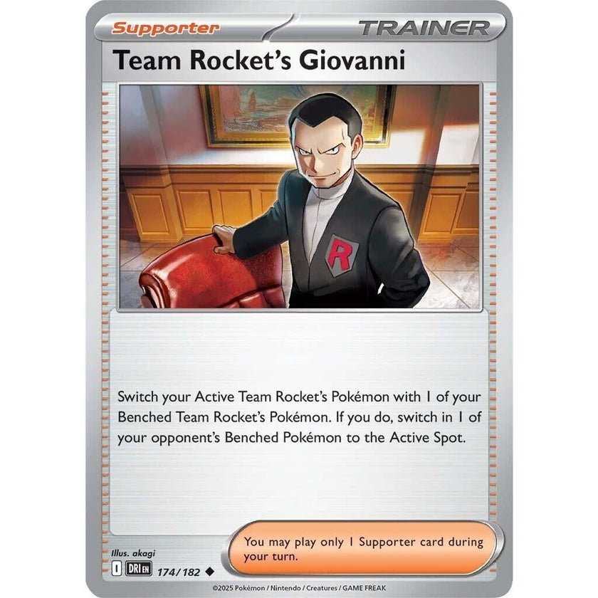 Team Rocket's Giovanni (174/182) (DRI)