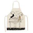 European and American cartoon cute cat apron