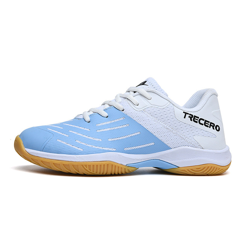 Breathable Volleyball Training Shoes – Unisex Tendon Sole Sports Shoes Blue & Black