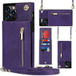 Samsung leather Crossbody Phone Case Card Holder Wallet leather case