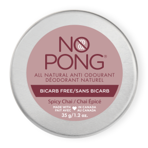 No Pong Natural Deodorant - Spicy Chai Bicarb Free (35g)