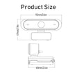 1080P Conference Webcam, 2MP USB Webcam for Video Calls and Meetings