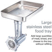 HAMILTON BEACH PROFESSIONAL Stand Mixer All-Metal Meat and Food Grinder Attachment