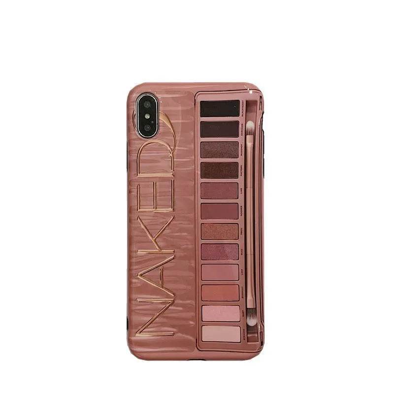 Eyeshadow Makeup-themed Silicone  iPhone Case women