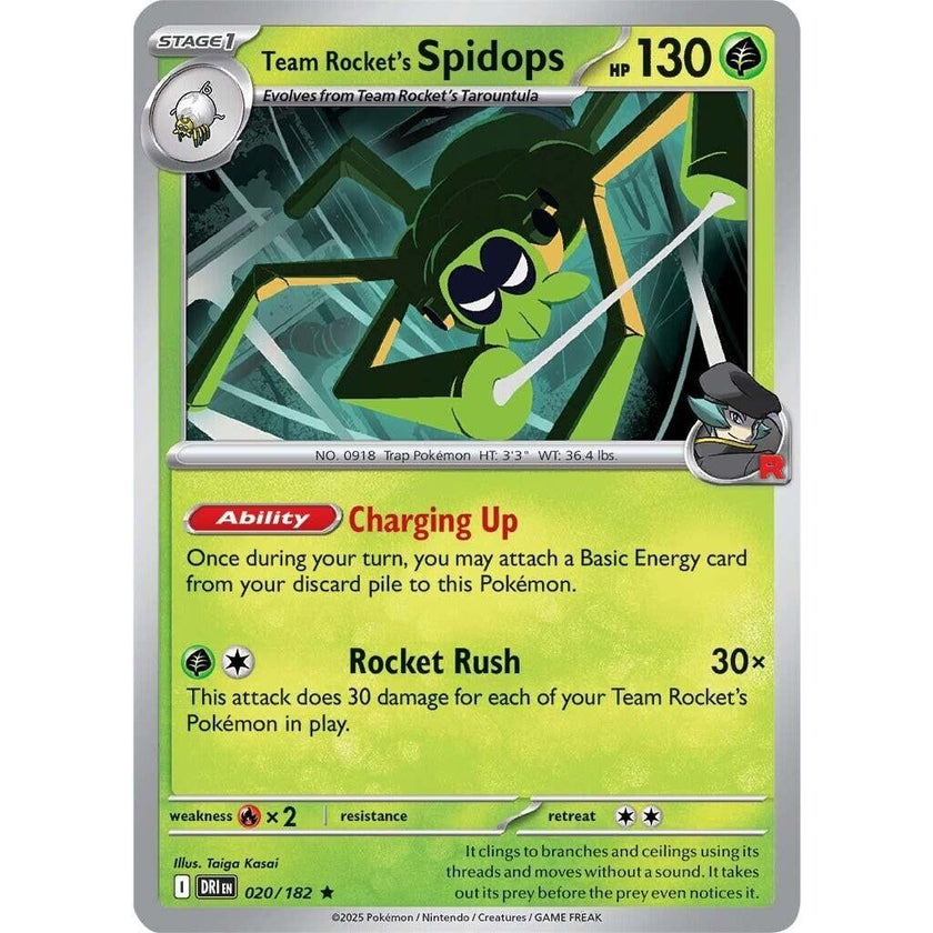 Team Rocket's Spidops (020/182) (DRI)