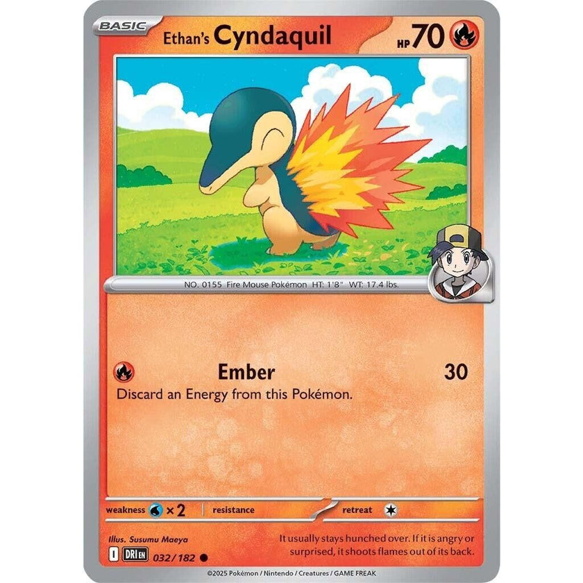 Ethan's Cyndaquil (032/182) (DRI)