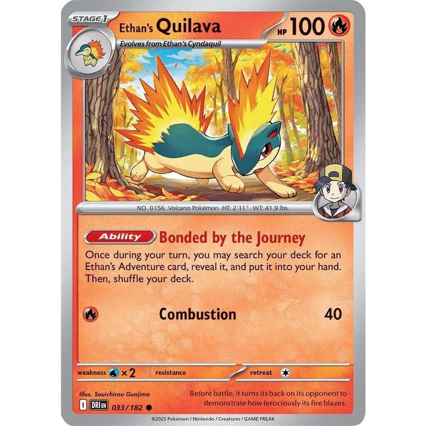 Ethan's Quilava (033/182) (DRI)