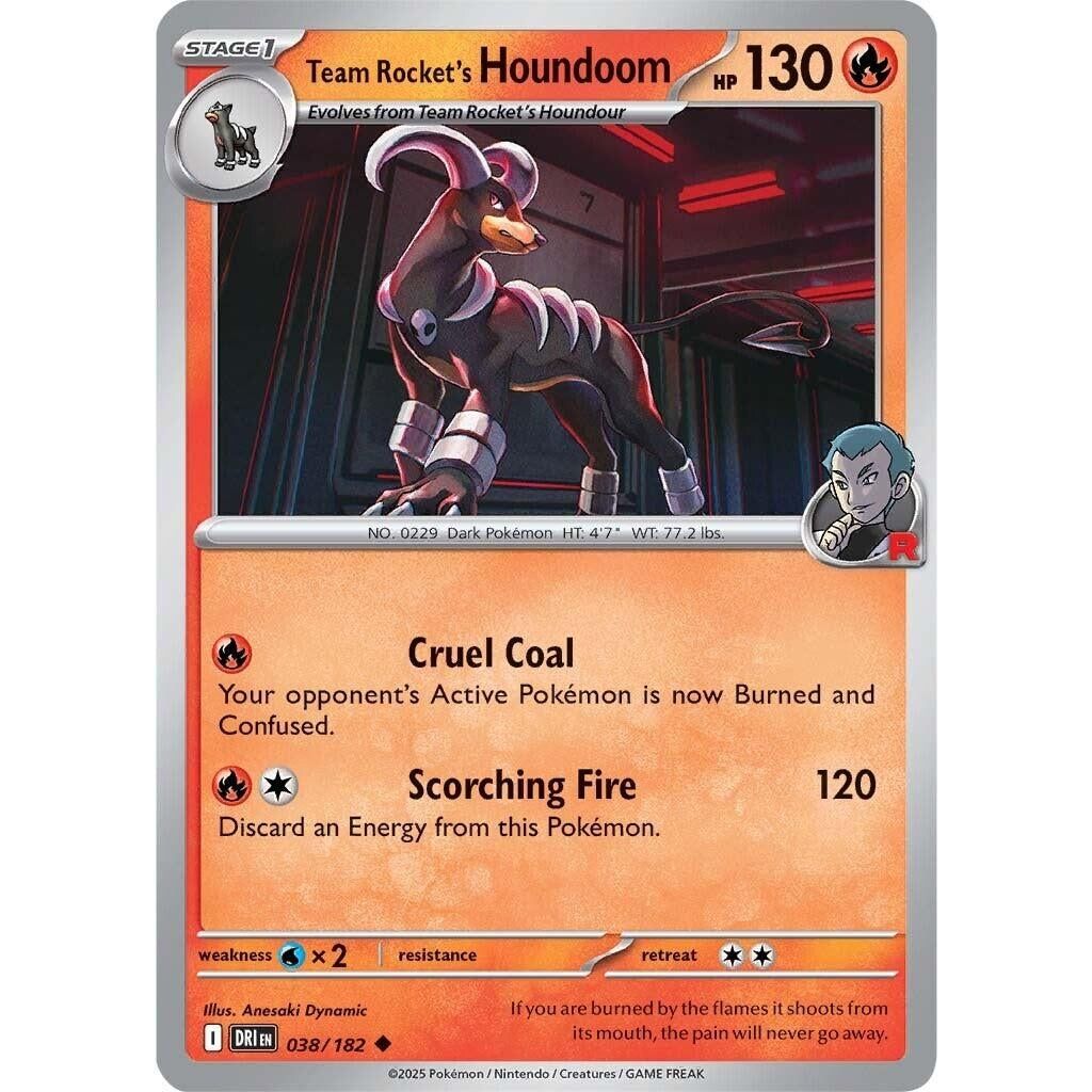 Team Rocket's Houndoom (038/182) (DRI)
