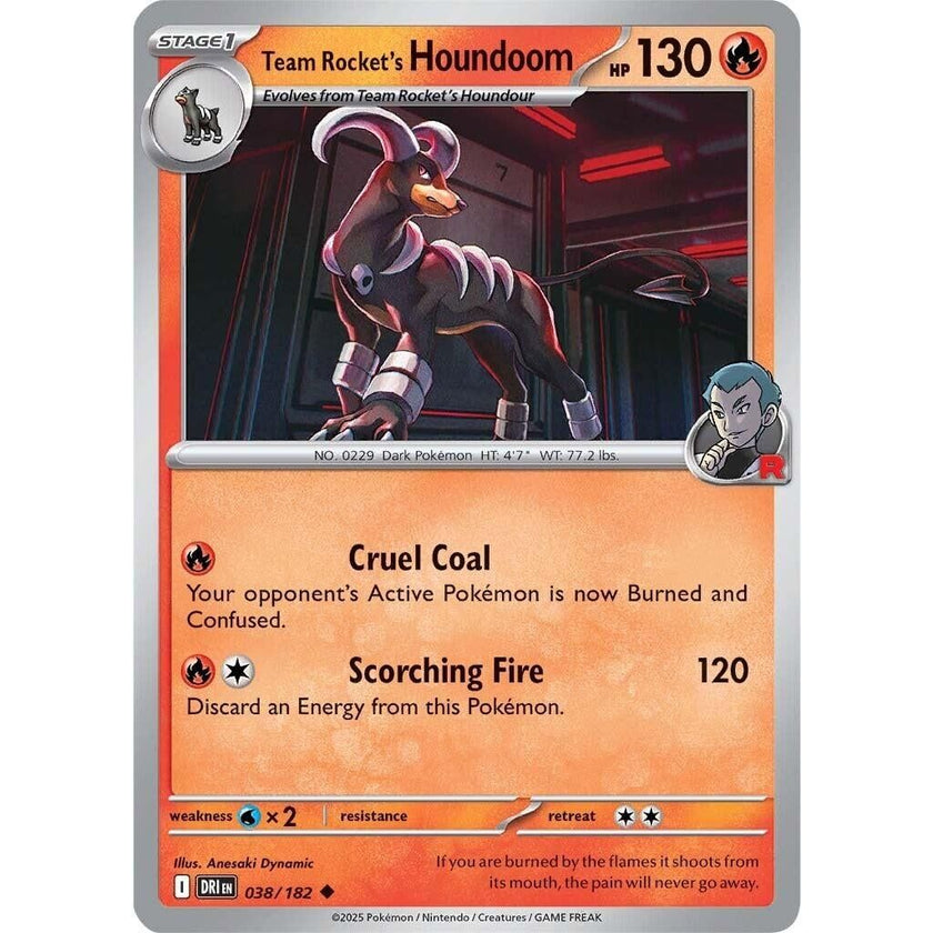 Team Rocket's Houndoom (038/182) (DRI)