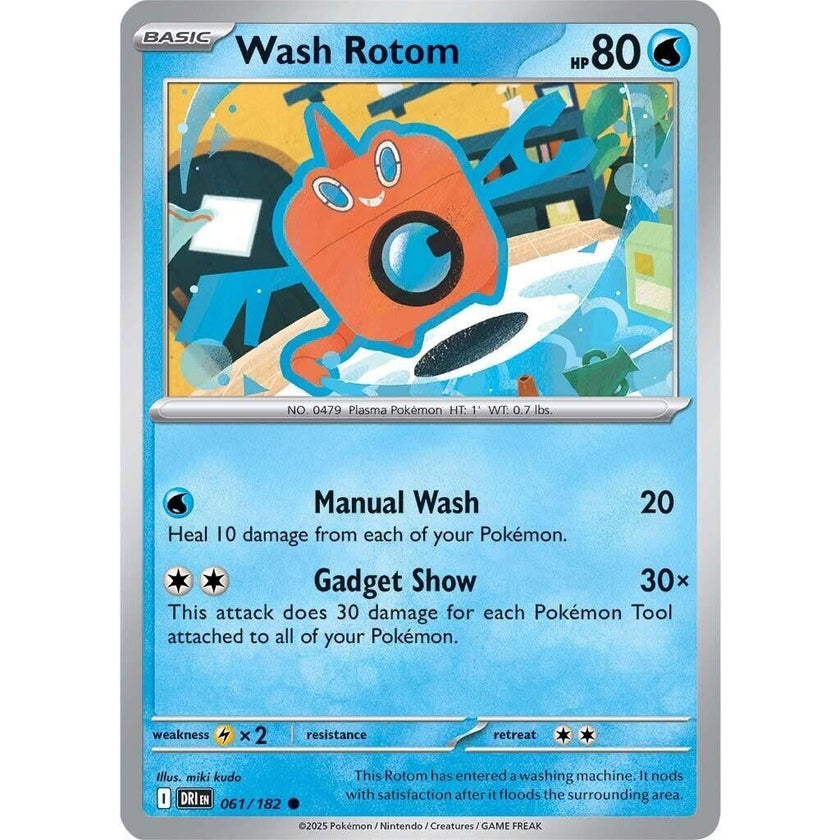 Wash Rotom (061/182) (DRI)